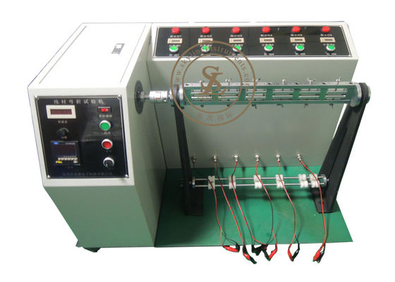 UL 87 Lab Testing Equipment Wire Bending Test Machine , Bending angle 10 - 180° Adjustable