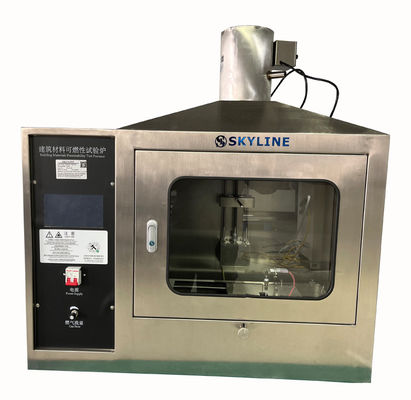 Building Material Flammability Testing Equipment Ignitability Test Single Flame Source
