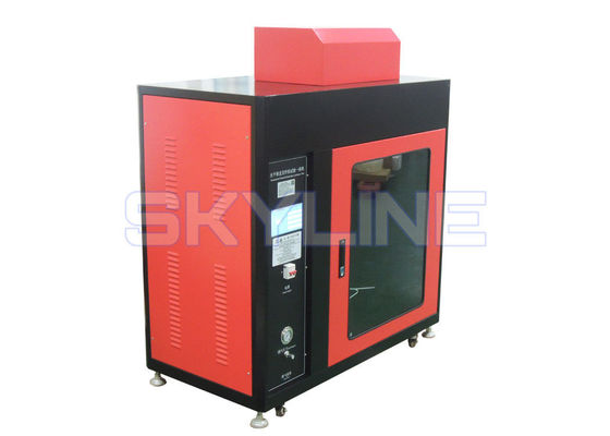 Black Interior Color Flammability Testing Equipment with Precision Gas Flow Controls