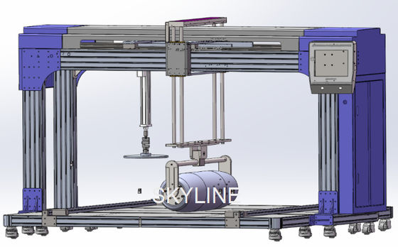 EN 1957 Mattress Integrated Testing Machine Roller Durability and Firmness Test for Mattress